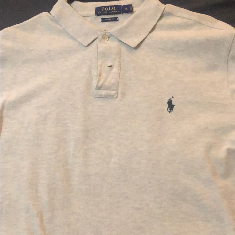 Off White Heather Polo